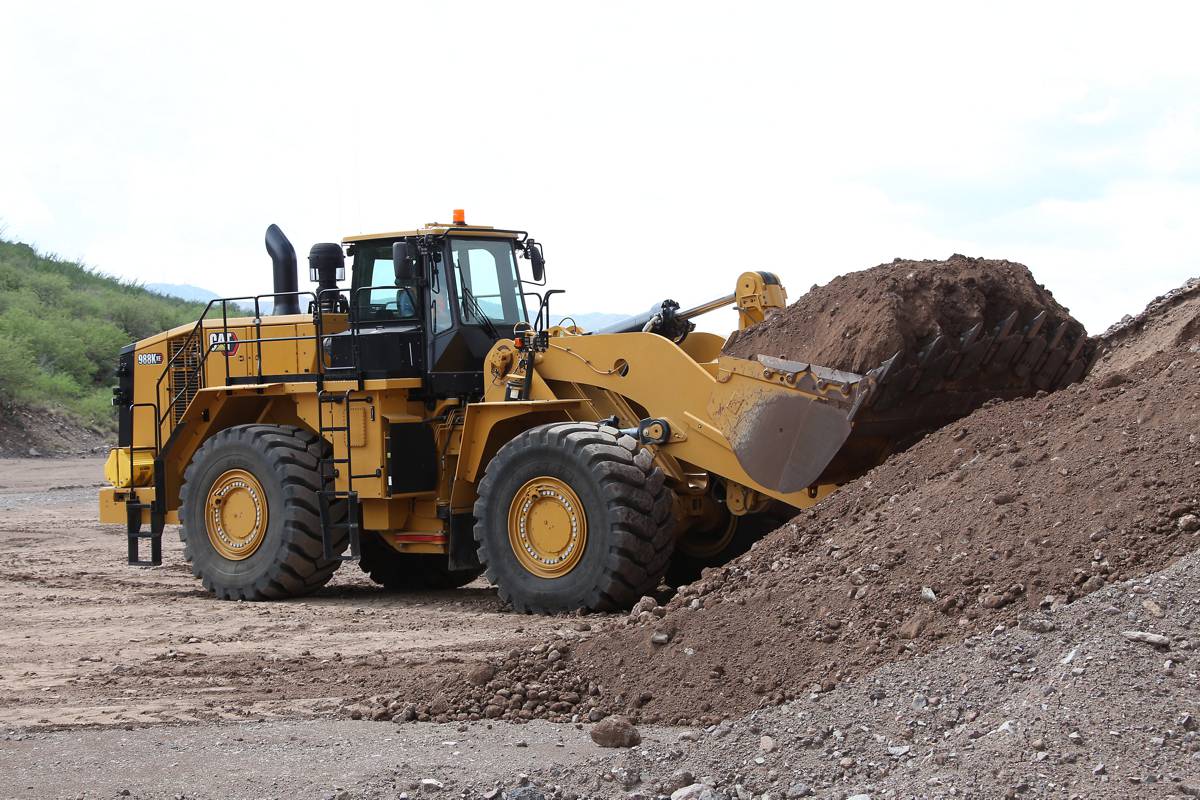 Electric drive Cat 988K XE Wheel Loader updates technology and efficiency