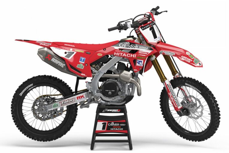 Hitachi signs up as a Honda Motorcross Team Partner for 2022 season