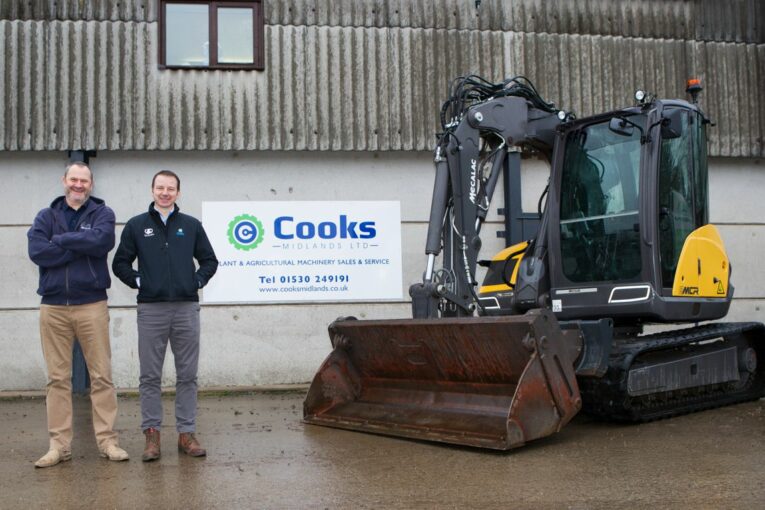 Mecalac appoints Cooks Midlands as a new Excavator Dealer in UK