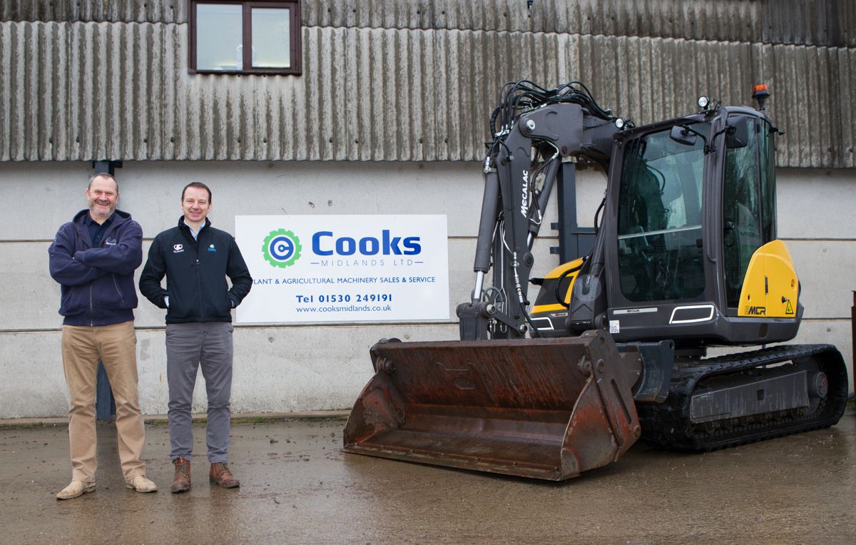 Mecalac appoints Cooks Midlands as a new Excavator Dealer in UK