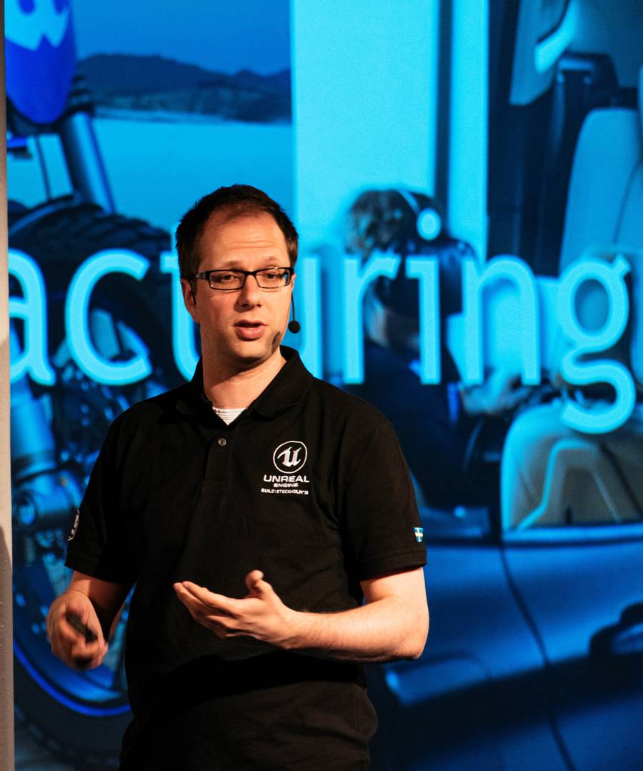 Unreal Engine’s automotive technology manager, Doug Wolff