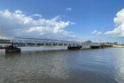 Acrow installs temporary Modular Steel Bridge after Hurricane Ida destruction