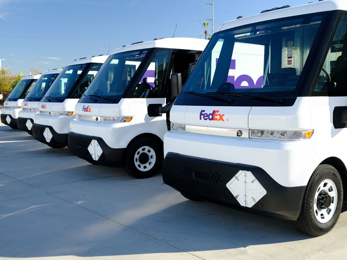 FedEx takes delivery of their first Electric Delivery Vehicles from BrightDrop