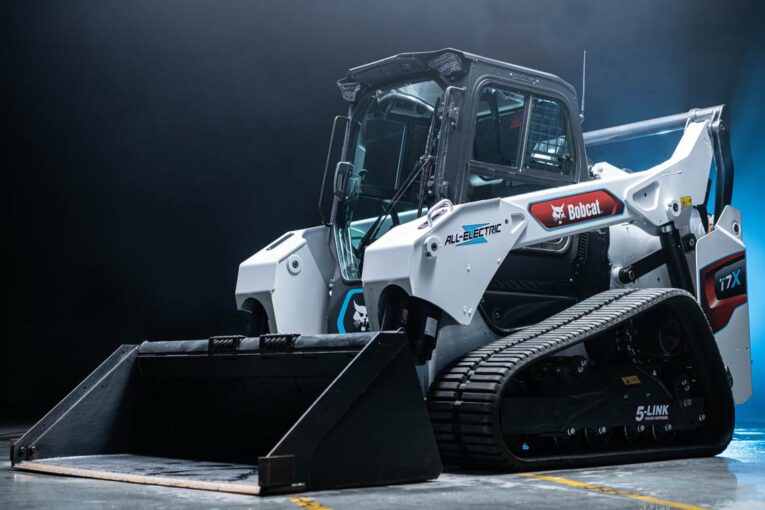 Doosan Bobcat unveils the World's first all-electric Compact Track Loader at CES 2022