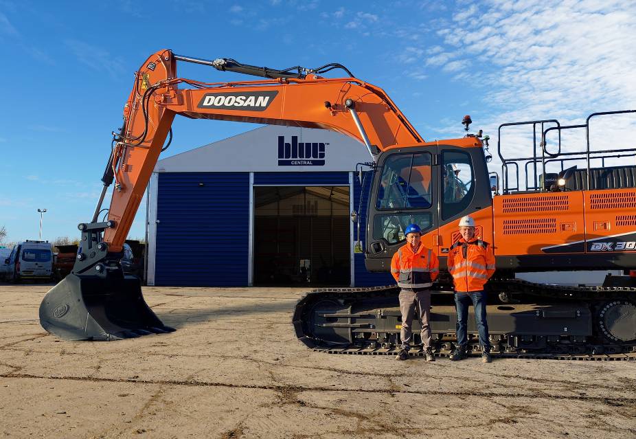 Doosan expands in North West UK and North Wales with Blue Machinery