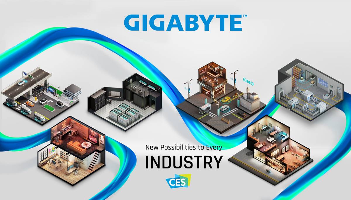 Explore Industries from a virtual perspective with GIGABYTE at CES 2020