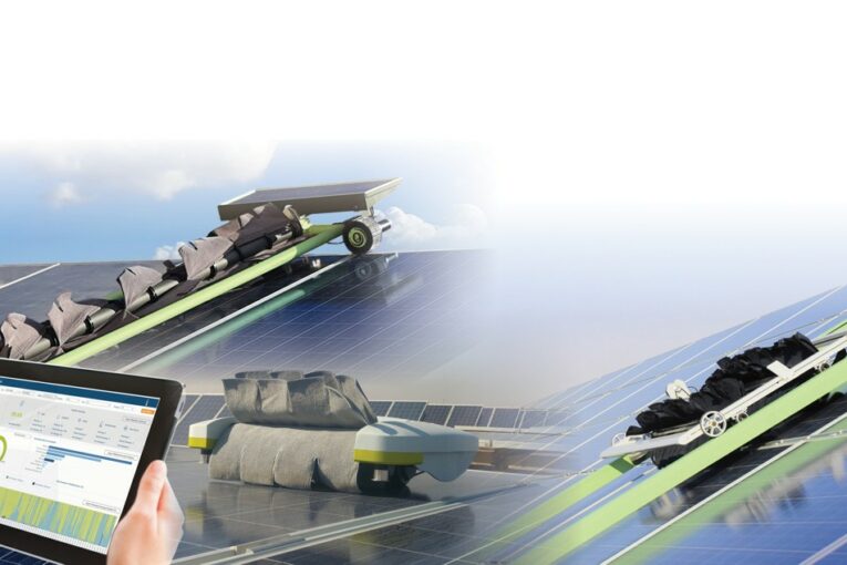 Ecoppia 400MW Solar Project with Azure Power features Multiple Robotic Solutions