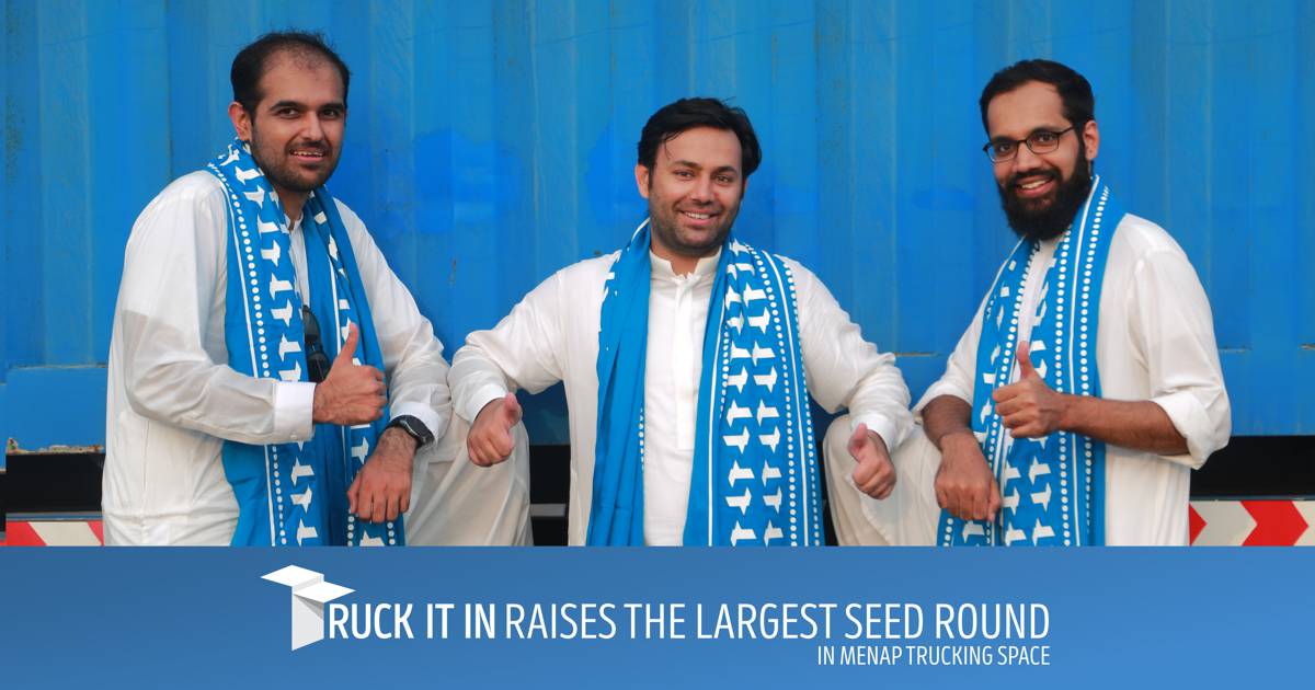 Truck It In founders -L to R: Raza Afzal, Muhammad Sarmad Farooq and Haider Navid