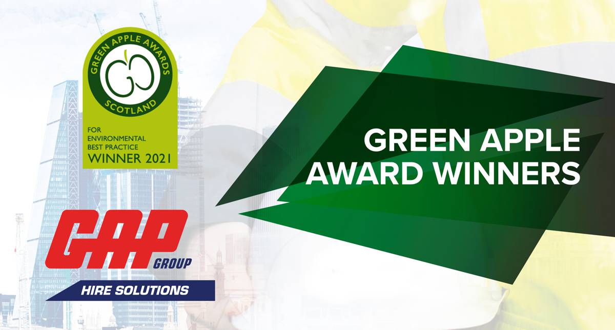 GAP Group goes Green with Silver award from the Scottish Green Apple Awards