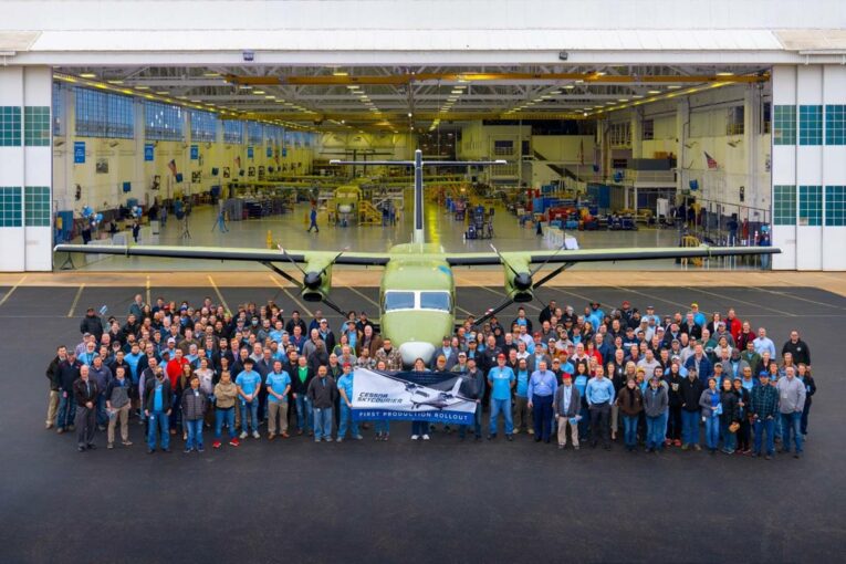 Cessna SkyCourier large-utility turboprop starts production