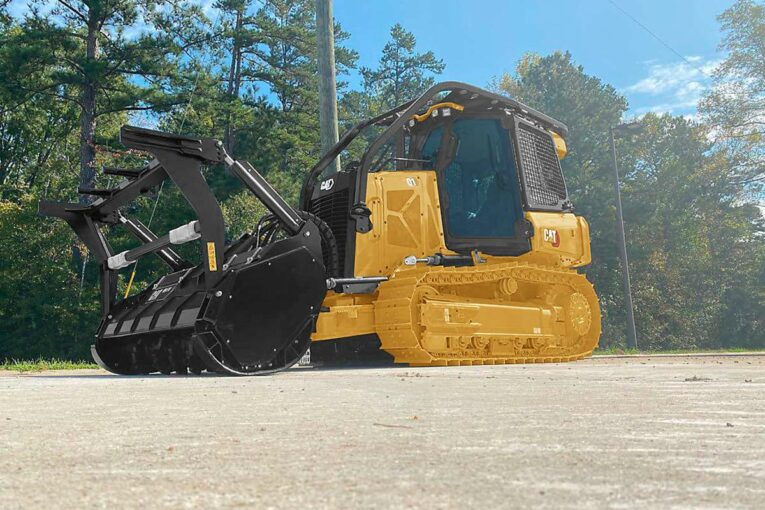 New Cat D1 Mulcher improves visibility and adds high-performance powertrain
