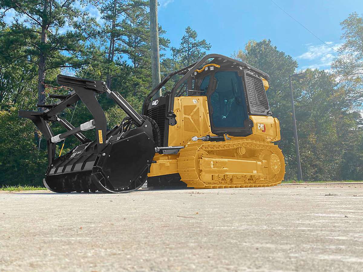 New Cat D1 Mulcher improves visibility and adds high-performance powertrain