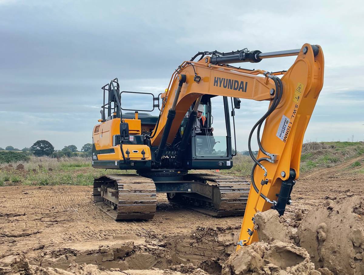 Billericay Operator Training Company back on track with a Hyundai HX140LC Excavator