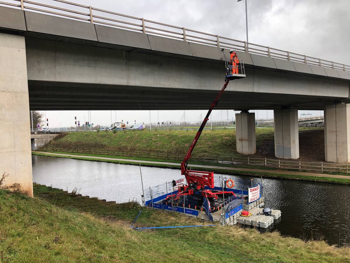 Mersey Gateway Inspection enabled by pioneering TPA Pontoon