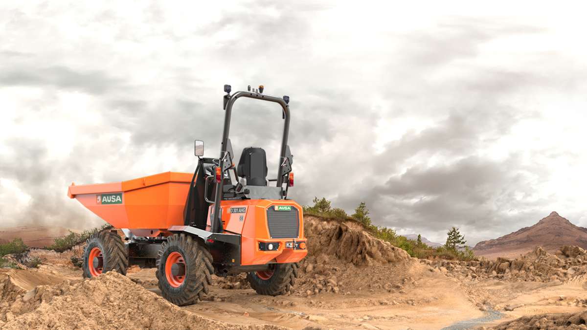AUSA introduces new 3,000 kg D301AHG Dumper