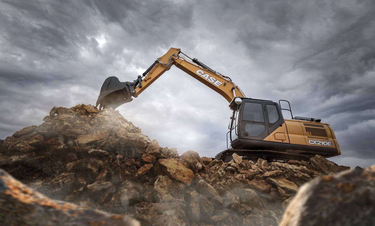CASE new E-Series Crawler Excavator range helps customers meet market challenges