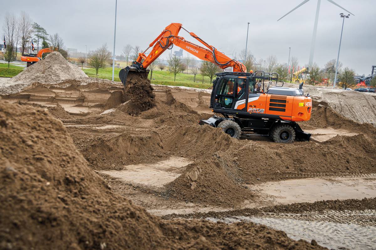 Hitachi adds largest Zaxis-7 Wheeled Excavator to the range