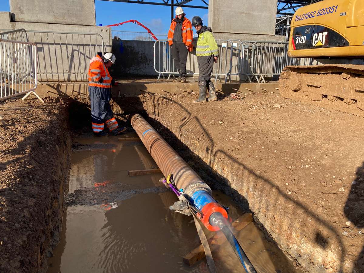 Trenchless technology facilitates rainwater diversion project in Derbyshire