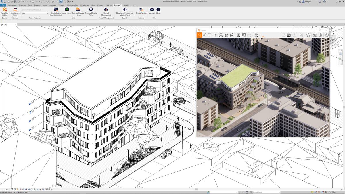 Enscape 3.3 release features Real-Time Visualization capabilities