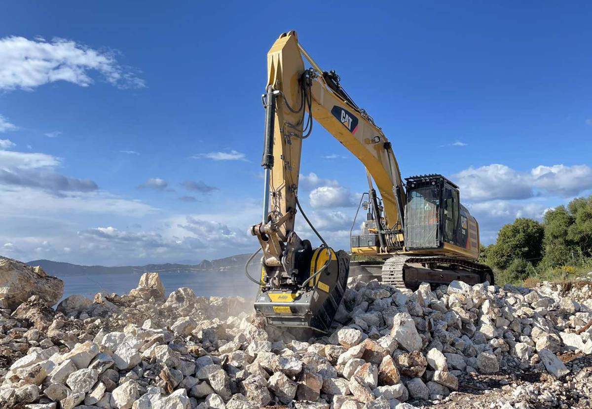 MB Crusher helps islands withstand material shortages