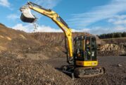 The first JCB 56Z-2 Excavator in Northern Ireland acquired by JCB Superfan
