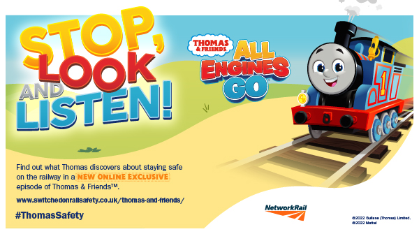 Thomas & Friends make special trip to London to teach kids about Rail Safety