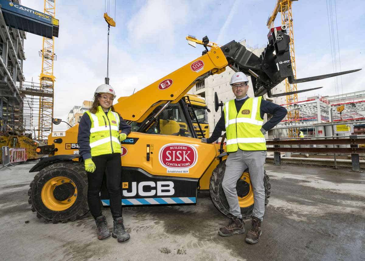 Sisk invests in JCB Electric Telehandler in Ireland