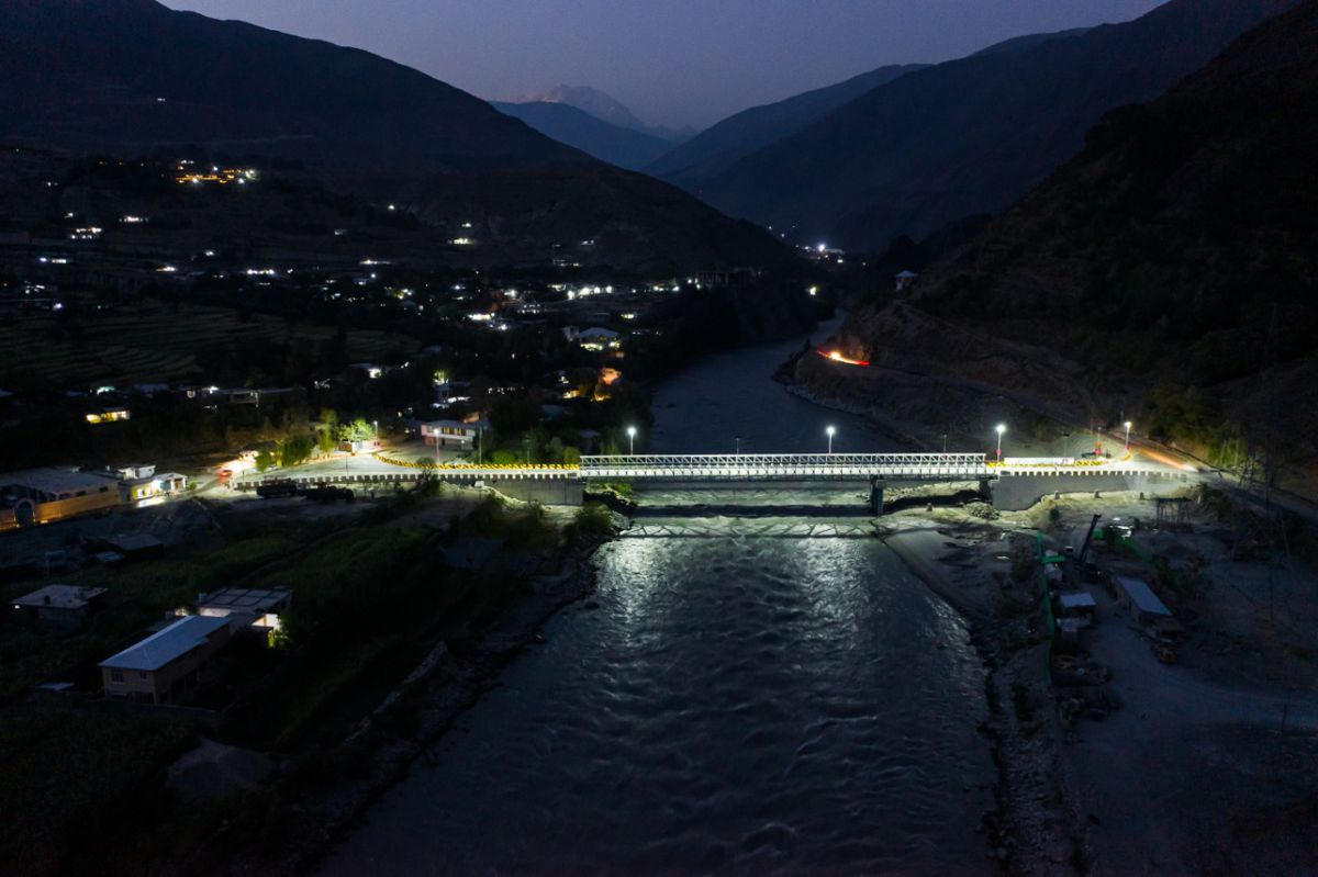 Delta bridge erected in Khyber Pakhtunkhwa province in Pakistan by Mabey Bridge