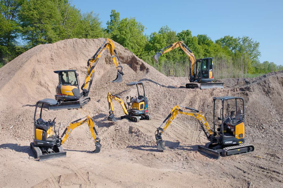 case excavator models