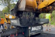 Versatile Mazio skid-steer-mounted SKID Paver ideal for Patching work