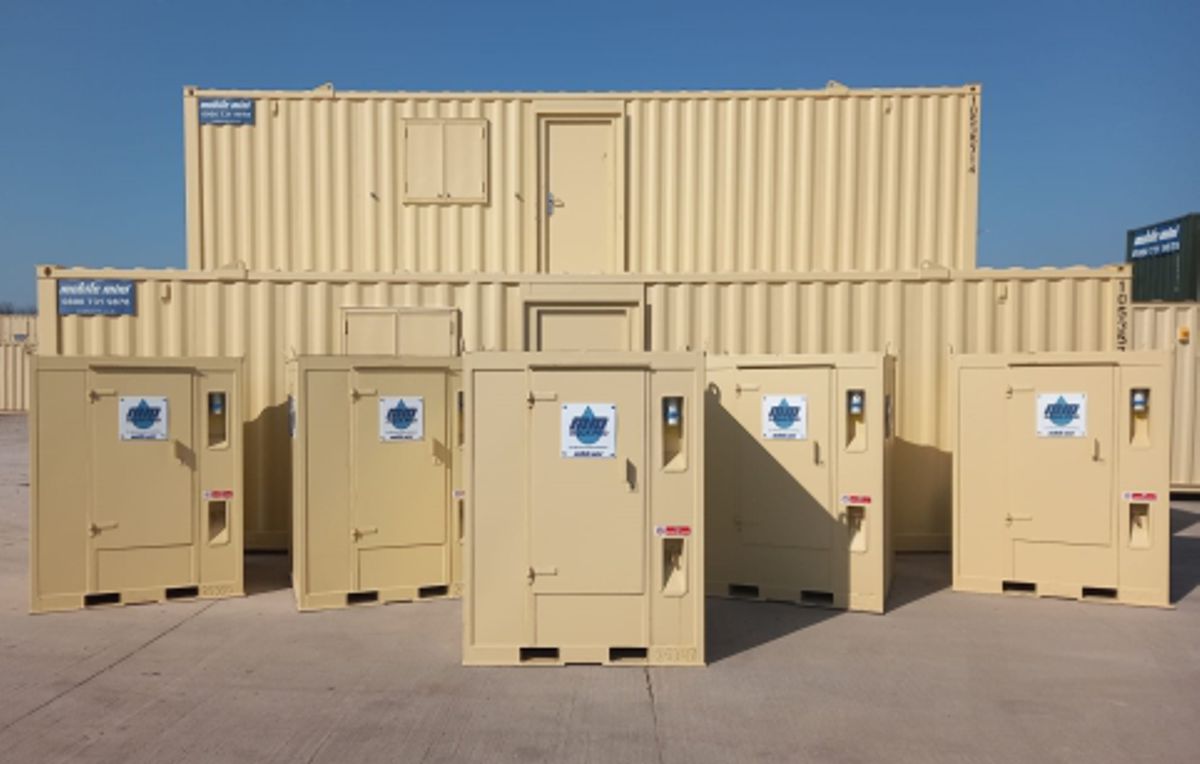 Container experts Mobile Mini UK invests in Secure Water Storage solution