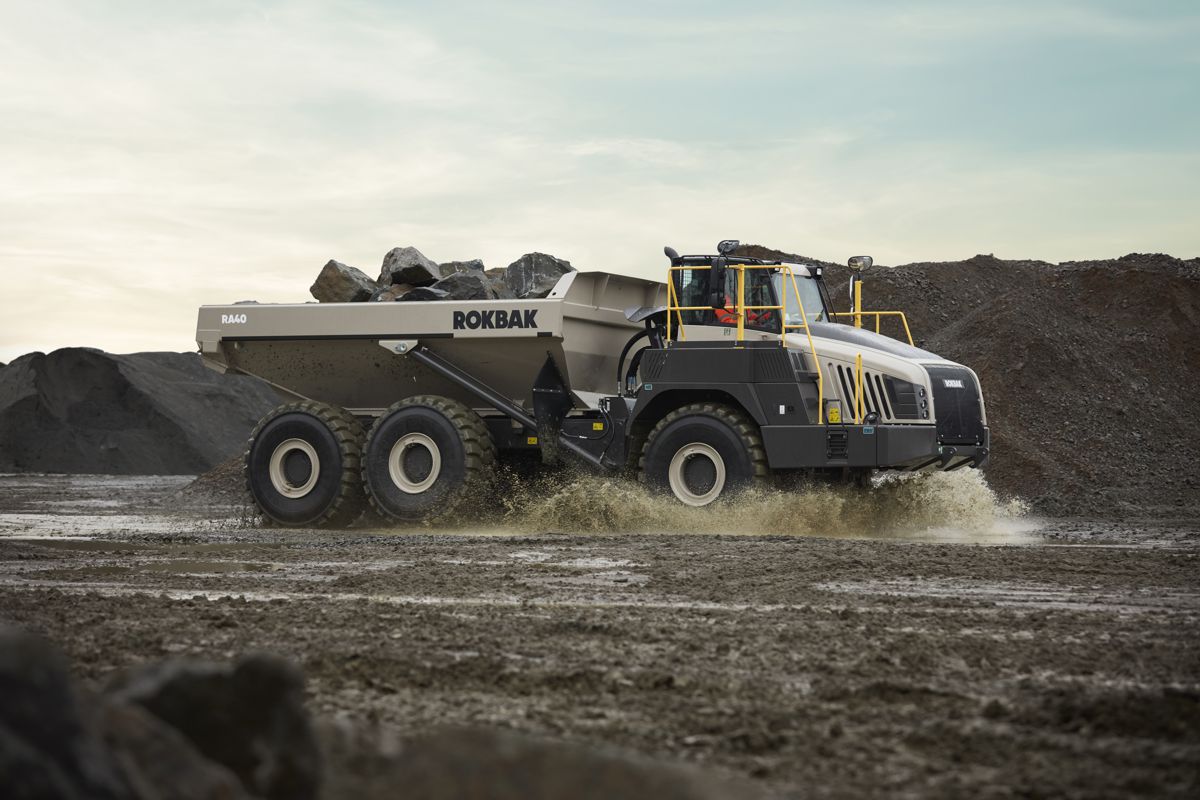 Rokbak RA30 and RA40 Articulated Haulers to featured at Hillhead 2022