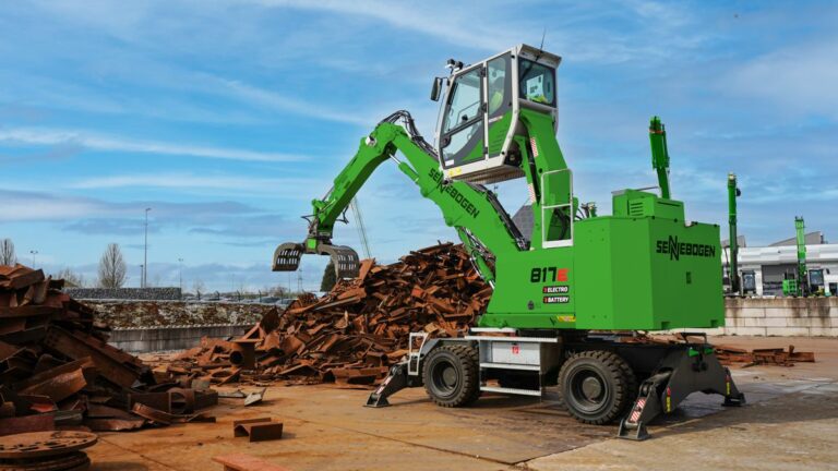 SENNEBOGEN announces Electro Battery-Powered Material Handler