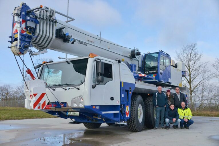 First Tadano AC 4.080-1 all terrain crane sets to work for Härzschel in Germany