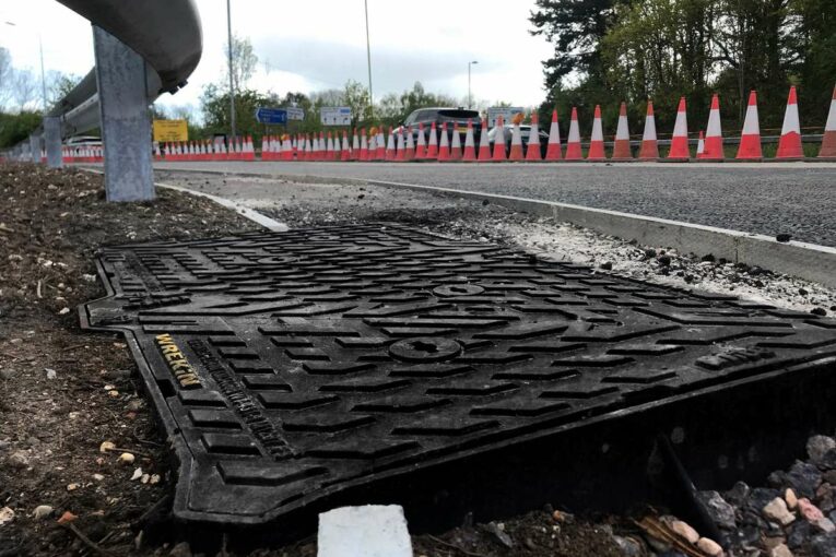 Wrekin and Ringway trial sustainable solutions for failing manhole covers