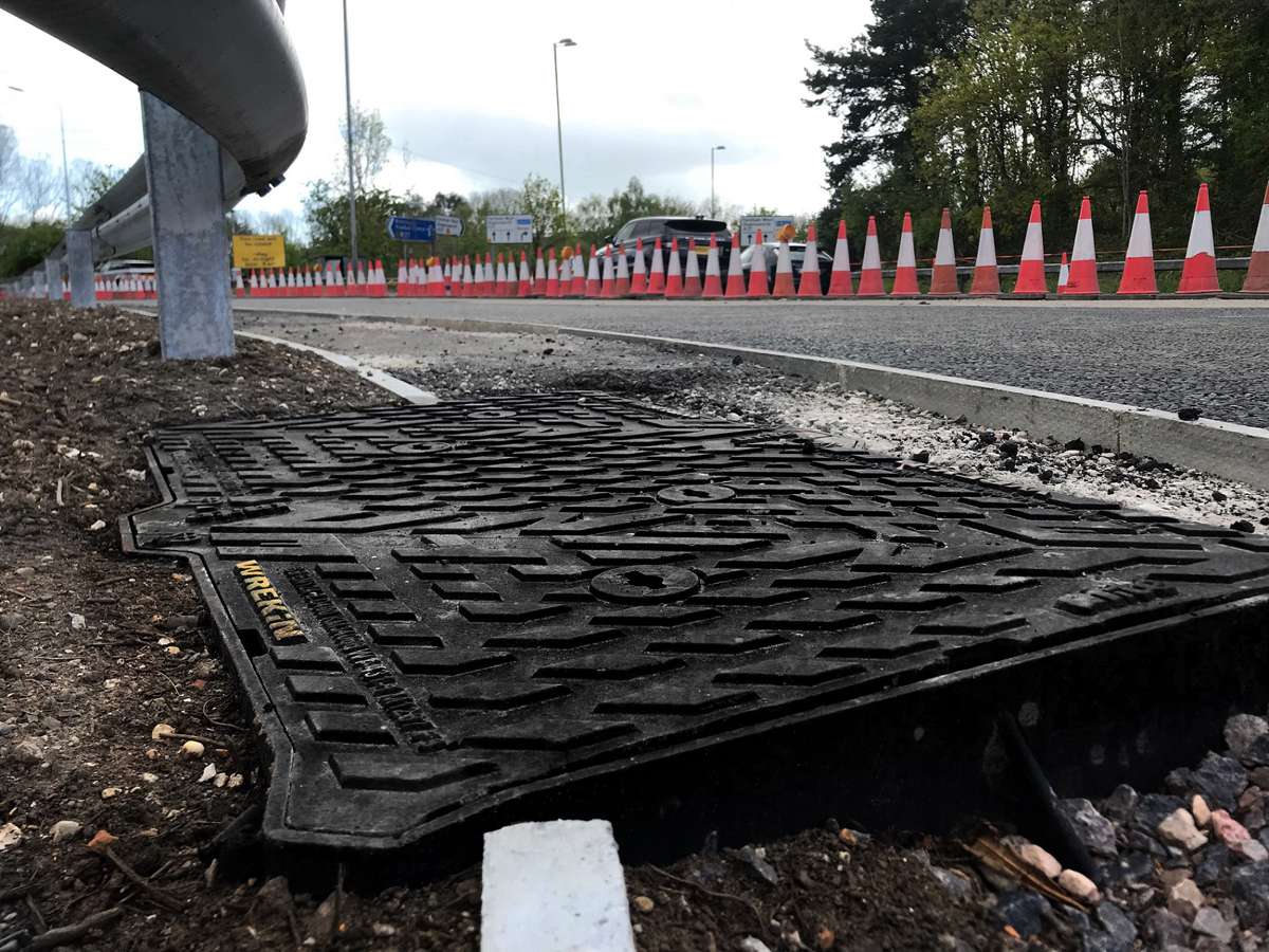 Wrekin and Ringway trial sustainable solutions for failing manhole covers