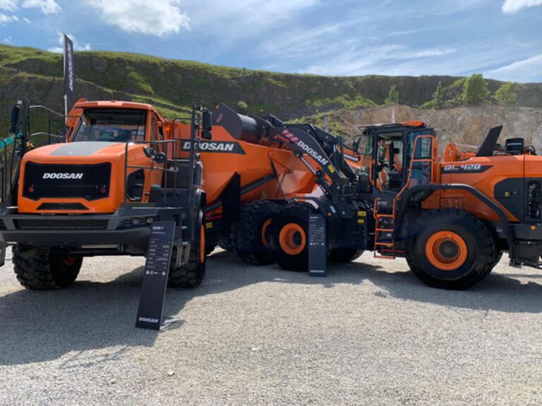 Doosan celebrates a successful Hillhead 2022