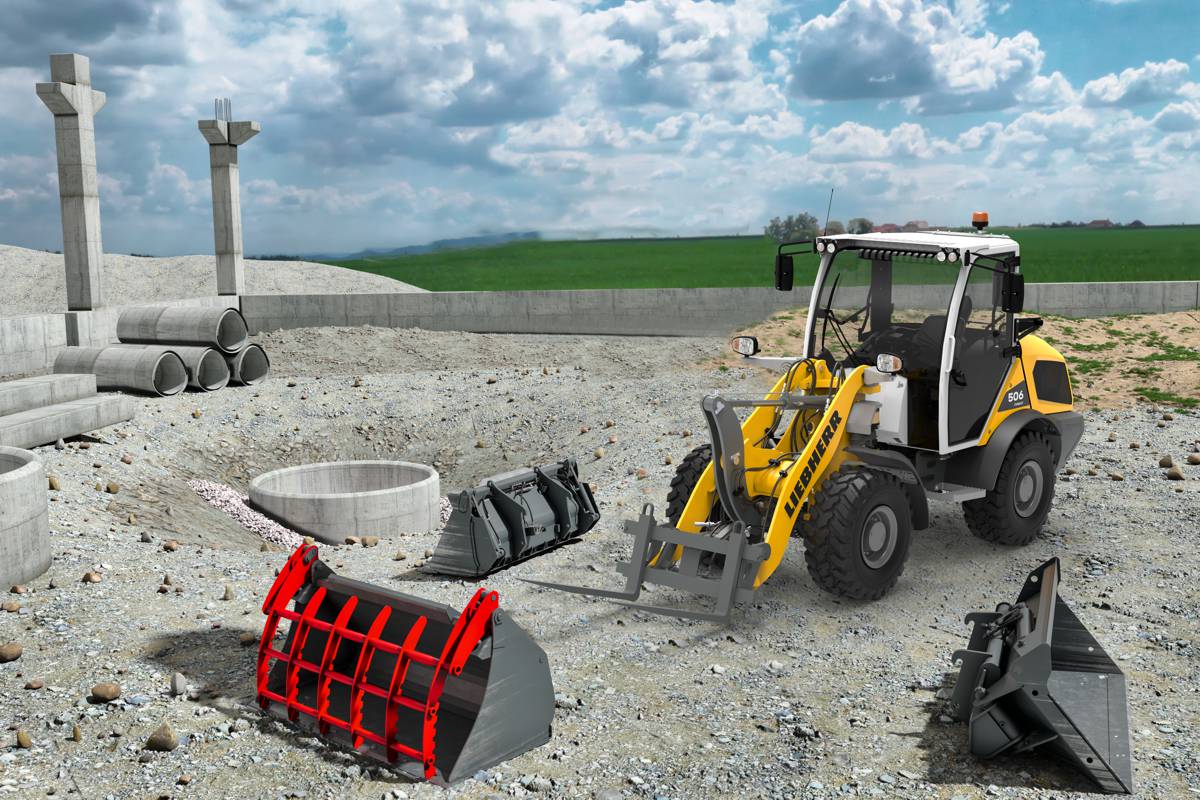 Liebherr extended the availability of its fully automatic quick coupling system LIKUFIX® for other wheel loader models.