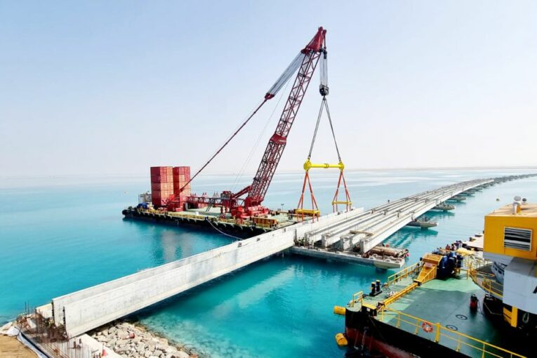 Mammoet's Barge Crane innovation enables Red Sea Bridge Project
