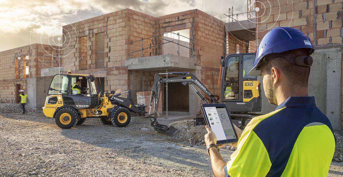 Volvo CE Remote Monitoring App supports Electric Transformation