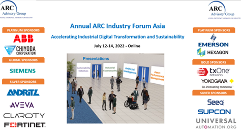 The ARC Industry Forum Asia titled Accelerating Industrial Digital Transformation and Sustainability saw registrations of 1,600+ delegates