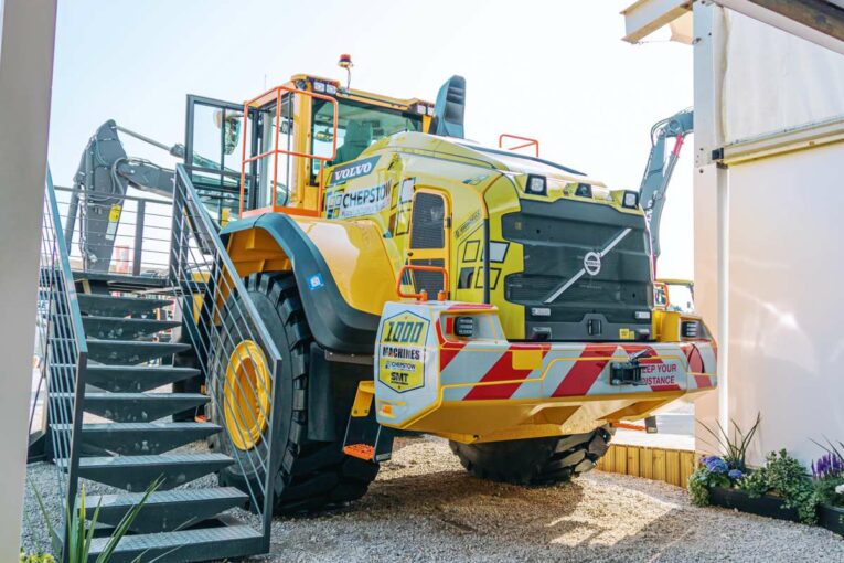SMT GB celebrates 1,000th Volvo Machine sale to Chepstow Plant