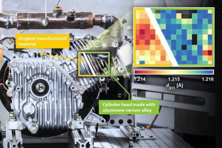 Scientists use neutrons to study Engine Material while its running