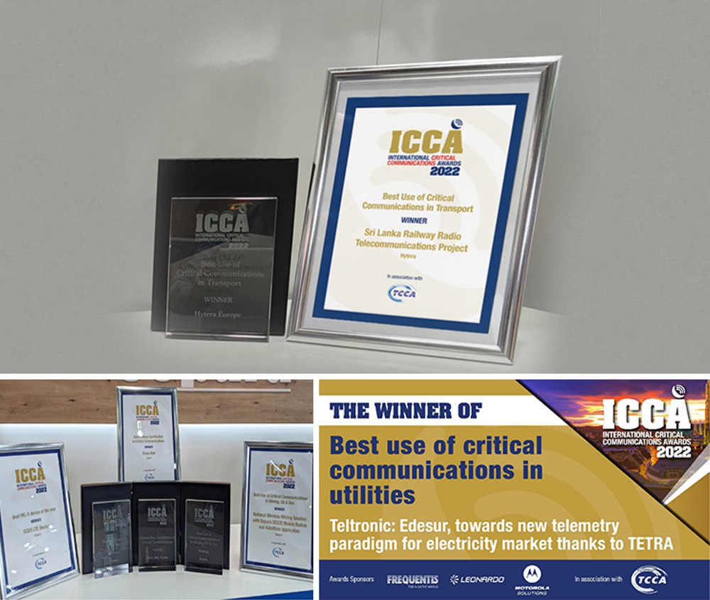Hytera celebrates 5 ICCA Awards for Innovations and Excellence