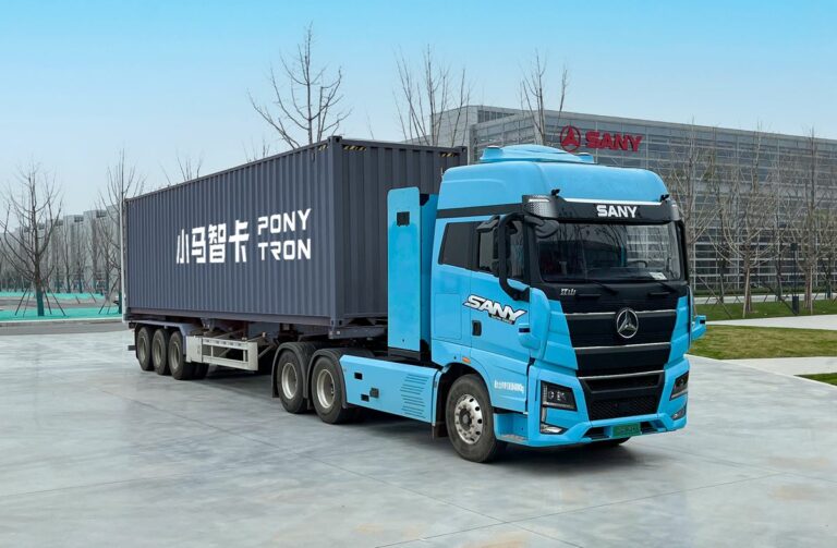 Pony.ai and SANY joint venture to develop the next generation of Autonomous Trucks