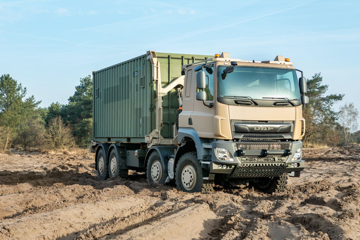 Belgian shows off new Army Logistics Trucks built on Tatra chassis