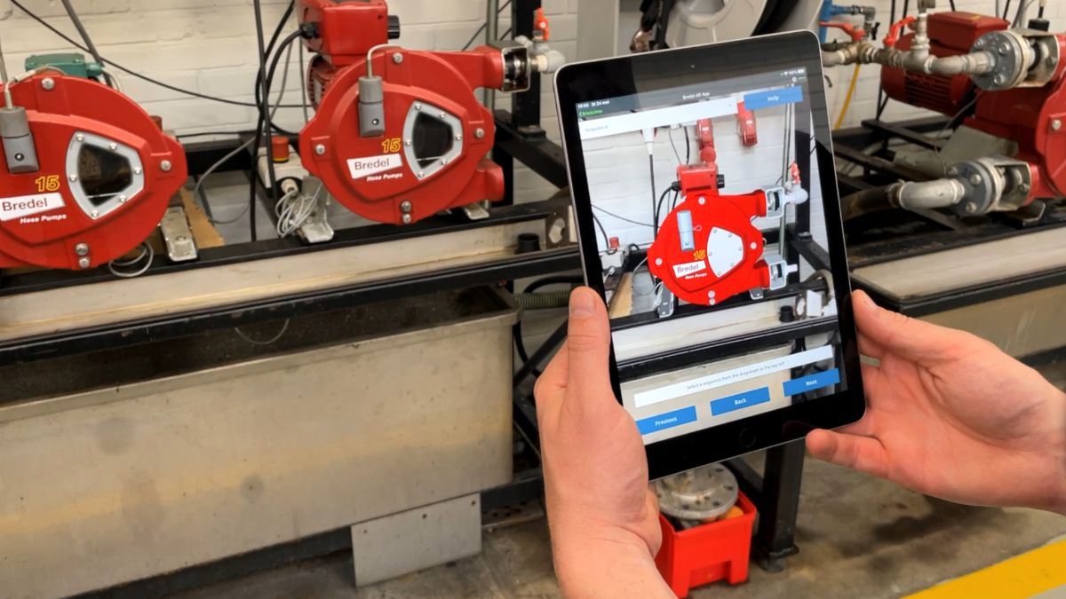 Watson-Marlow launches AR app for Bredel Hose Pump maintenance