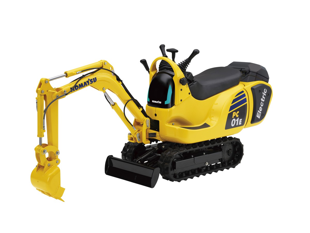 Komatsu opens a hands-on store for the PC01E-1 electric micro-excavator in Japan
