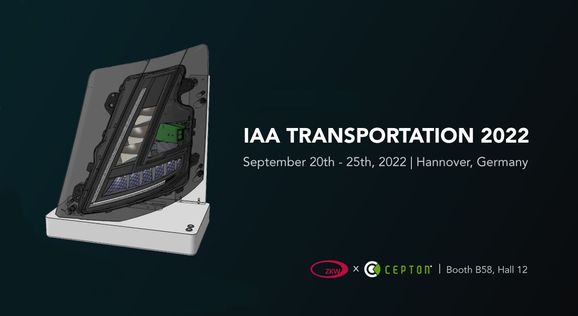 Cepton's new LiDAR built into headlamps to be featured at IAA Transportation 2022