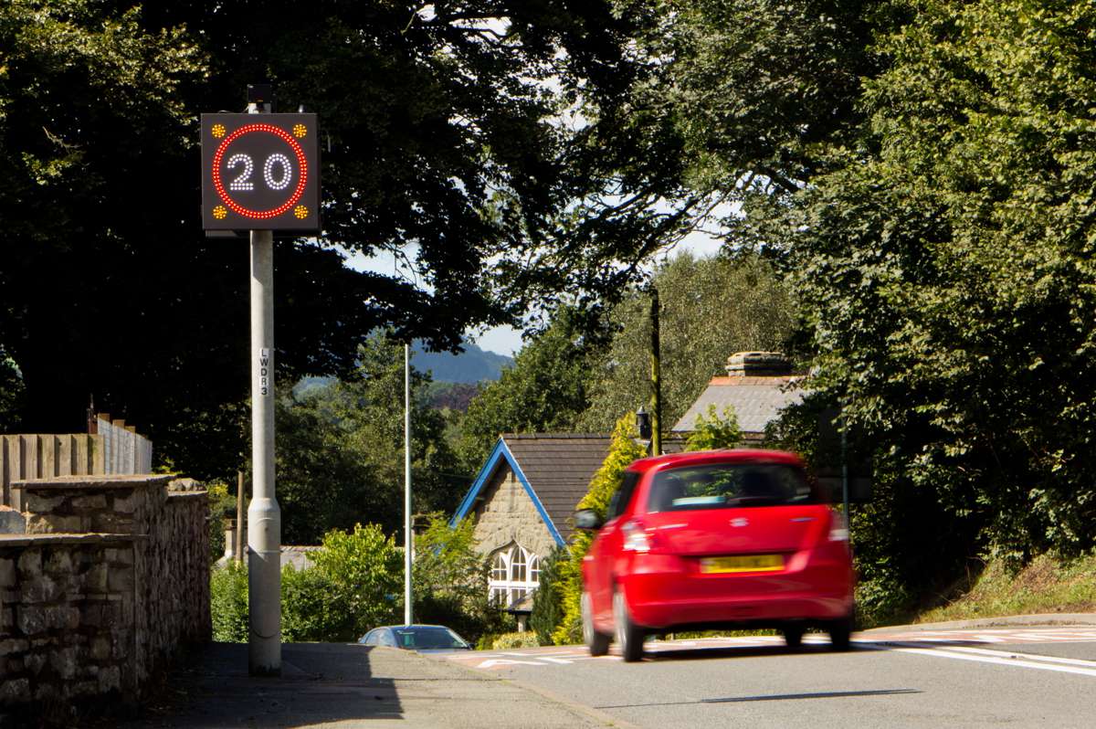 Welsh schools boost Road Safety with Messagemaker digital Speed Signs